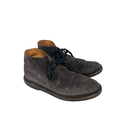M. Gemi Italy Suede Chukka Boots Ankle Gray Size 42.5 Mens - Picture 7 of 14